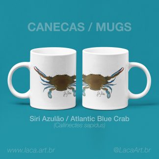 Caneca Siri Azulão